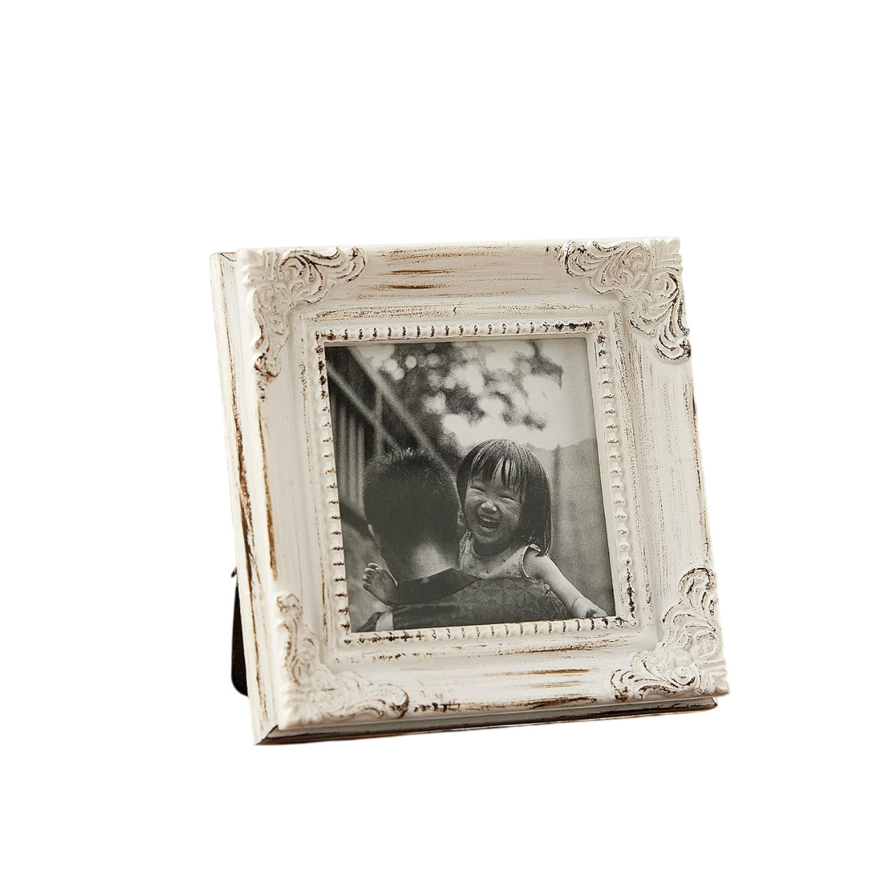 White Leaf Corner Accents Mini Frame