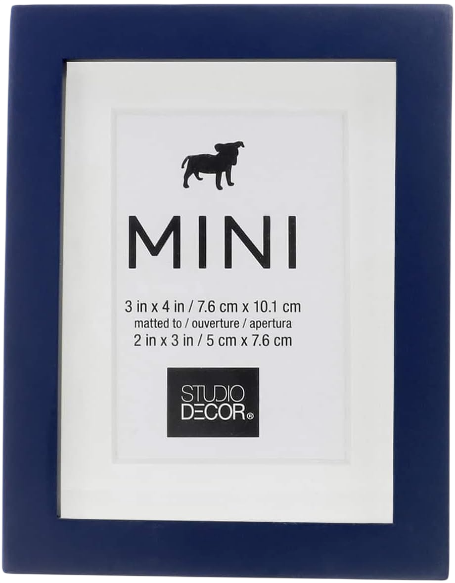 Studio decor 2" x 3" Mini Frame with Mat, 24 Pack